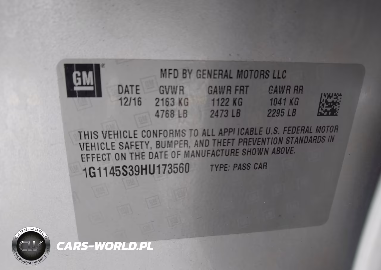 2017 Chevrolet Impala 2Lz VIN:1G1145S39HU173560 - 9