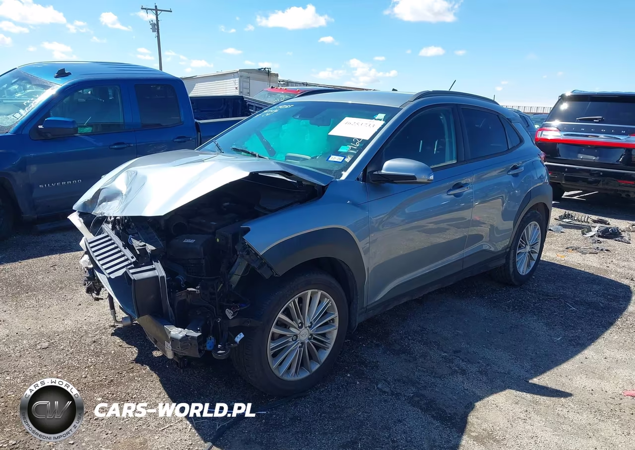2021 Hyundai Kona Sel VIN:KM8K22AA2MU606383 - 2