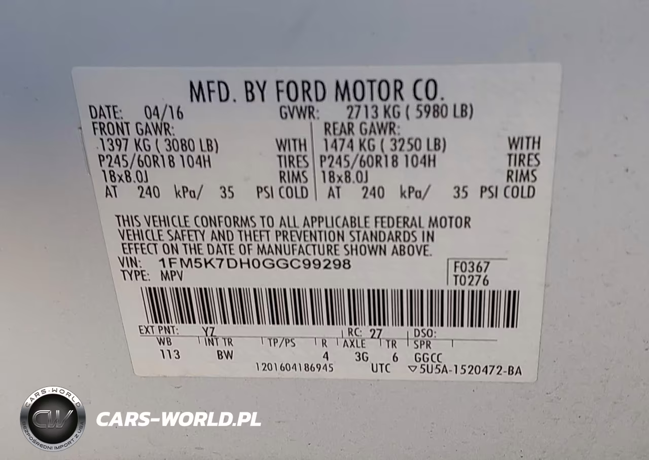 2016 Ford Explorer Xlt VIN:1FM5K7DH0GGC99298 - 9
