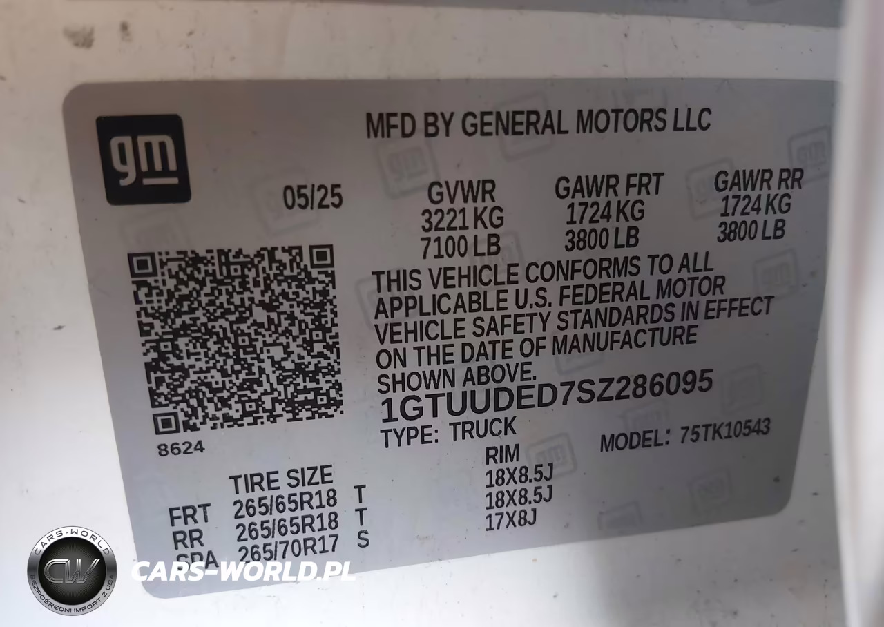 2025 GMC Sierra 1500 4Wd Short Box Slt VIN:1GTUUDED7SZ286095 - 9