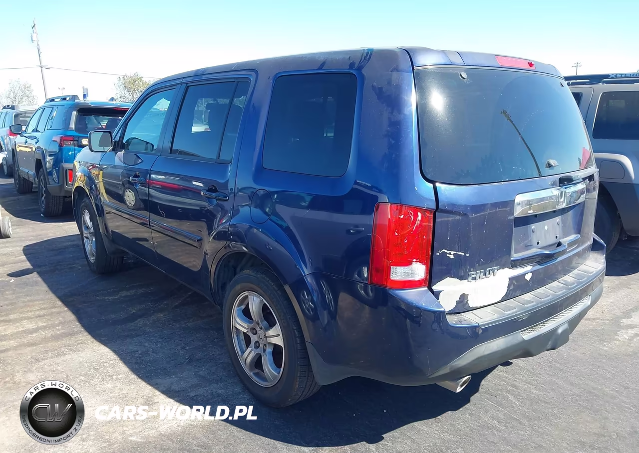 2013 Honda Pilot Ex VIN:5FNYF3H4XDB033668 - 3
