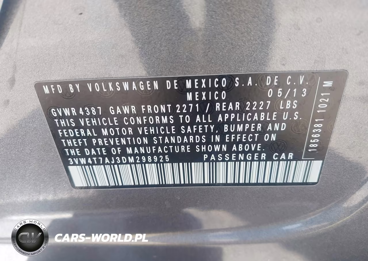 2013 Volkswagen Jetta Gli Autobahn VIN:3VW4T7AJ3DM298925 - 9