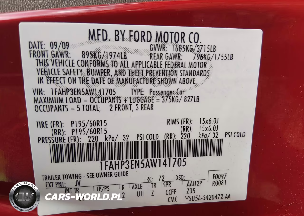 2010 Ford Focus S VIN:1FAHP3EN5AW141705 - 9