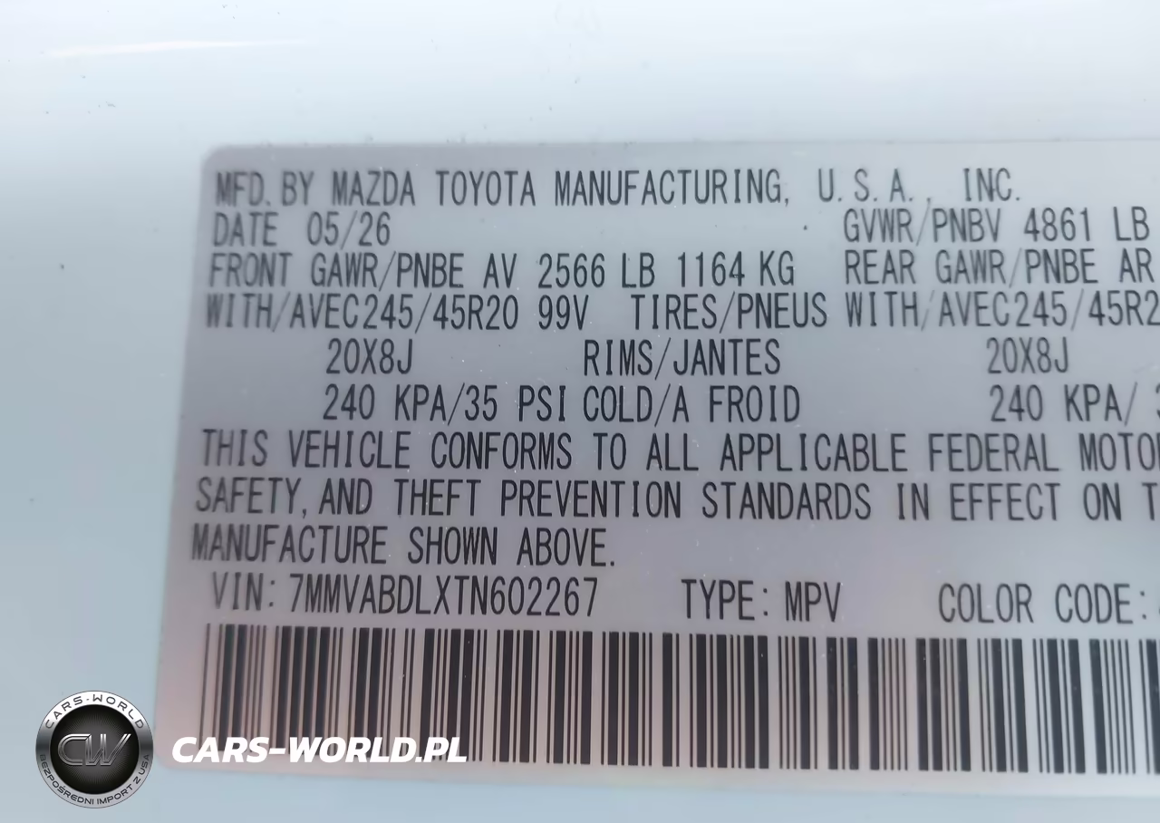 2026 Mazda Cx-50 2.5 S Premium VIN:7MMVABDLXTN602267 - 9