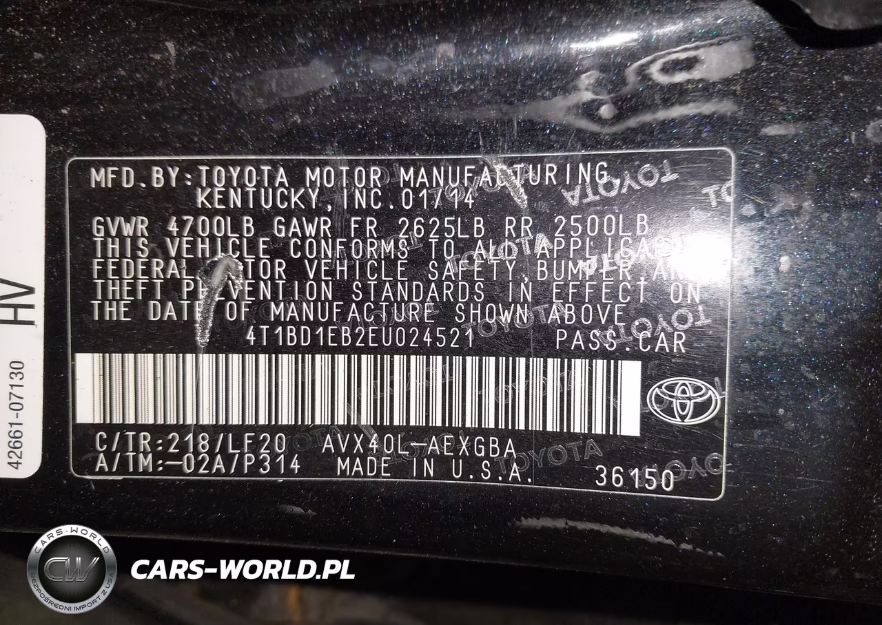 2014 Toyota Avalon Hybrid Xle Premium VIN:4T1BD1EB2EU024521 - 9