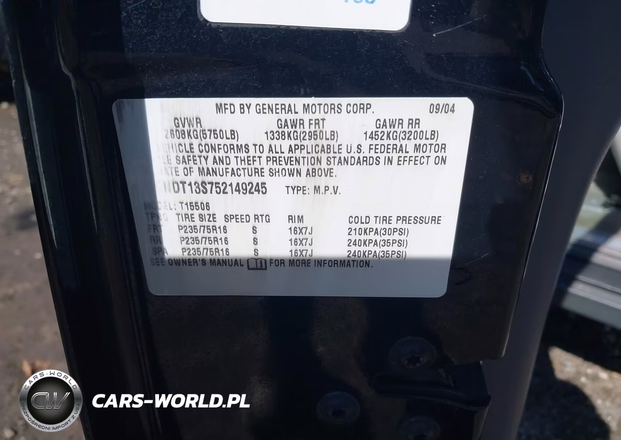 2005 Chevrolet Trailblazer Ls VIN:1GNDT13S752149245 - 9
