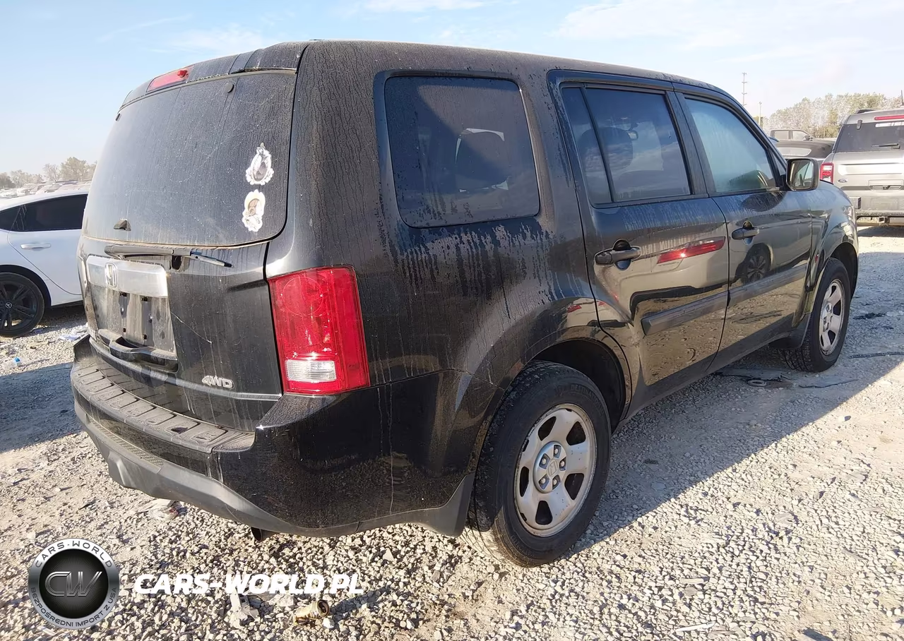 2013 Honda Pilot Lx VIN:5FNYF4H25DB024610 - 4