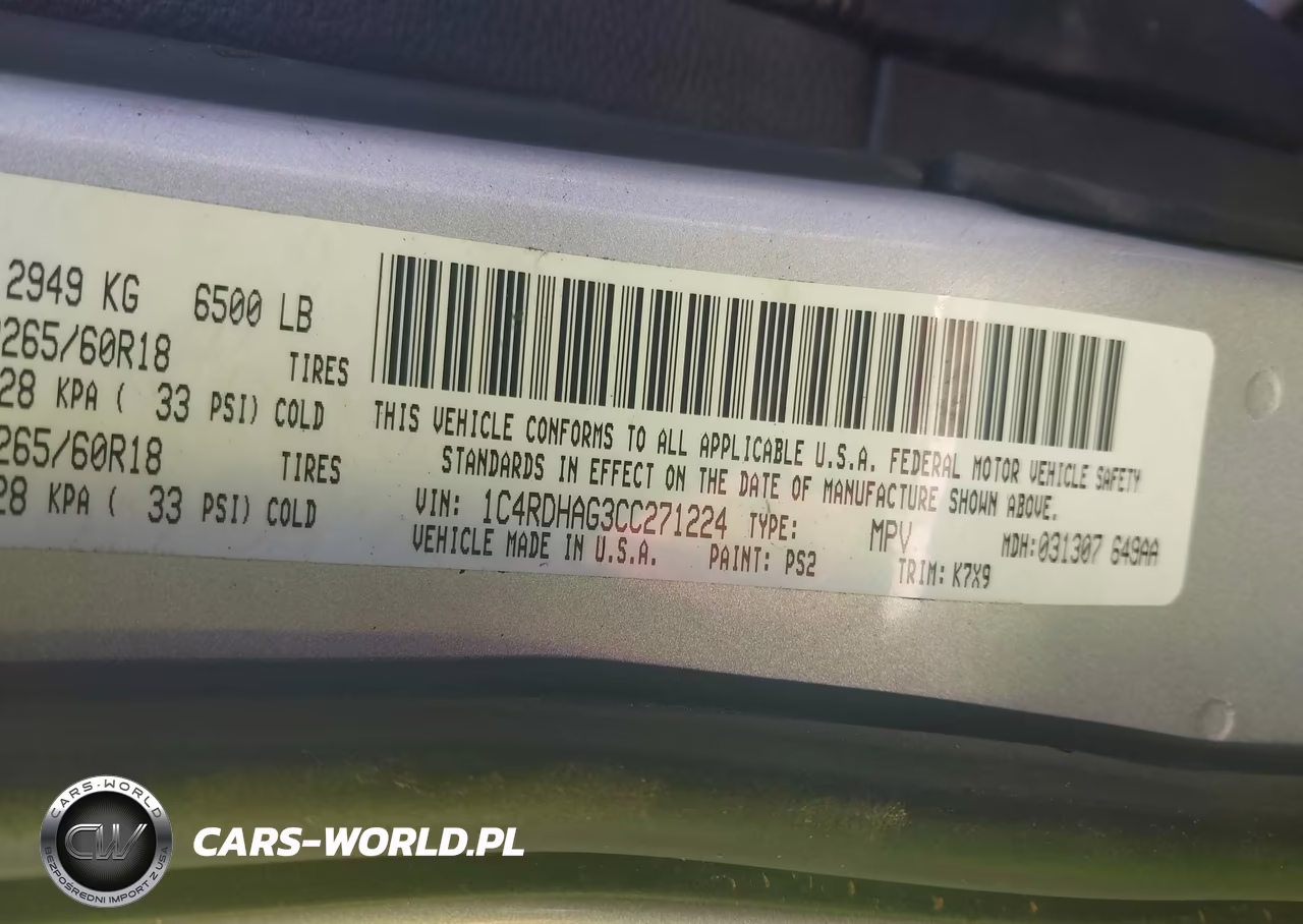 2012 Dodge Durango Sxt VIN:1C4RDHAG3CC271224 - 9