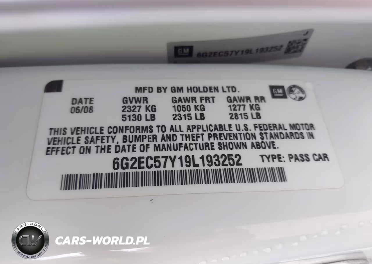 2009 Pontiac G8 Gt VIN:6G2EC57Y19L193252 - 9