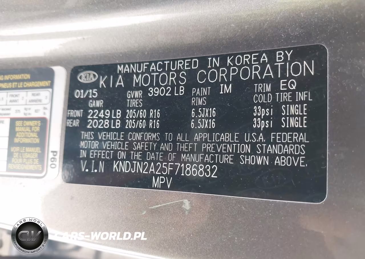 2015 Kia Soul VIN:KNDJN2A25F7186832 - 9