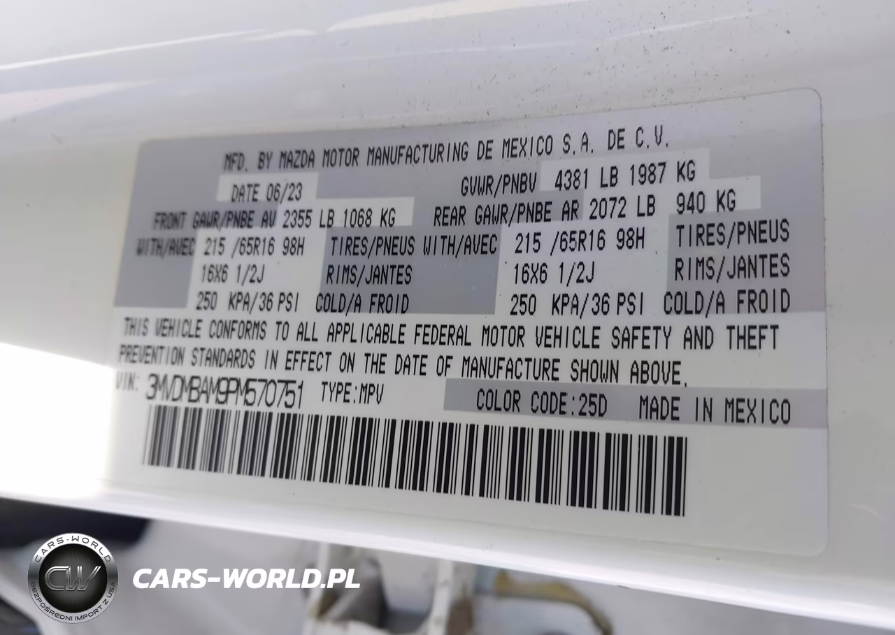 2023 Mazda Cx-30 2.5 S VIN:3MVDMBAM9PM570751 - 9