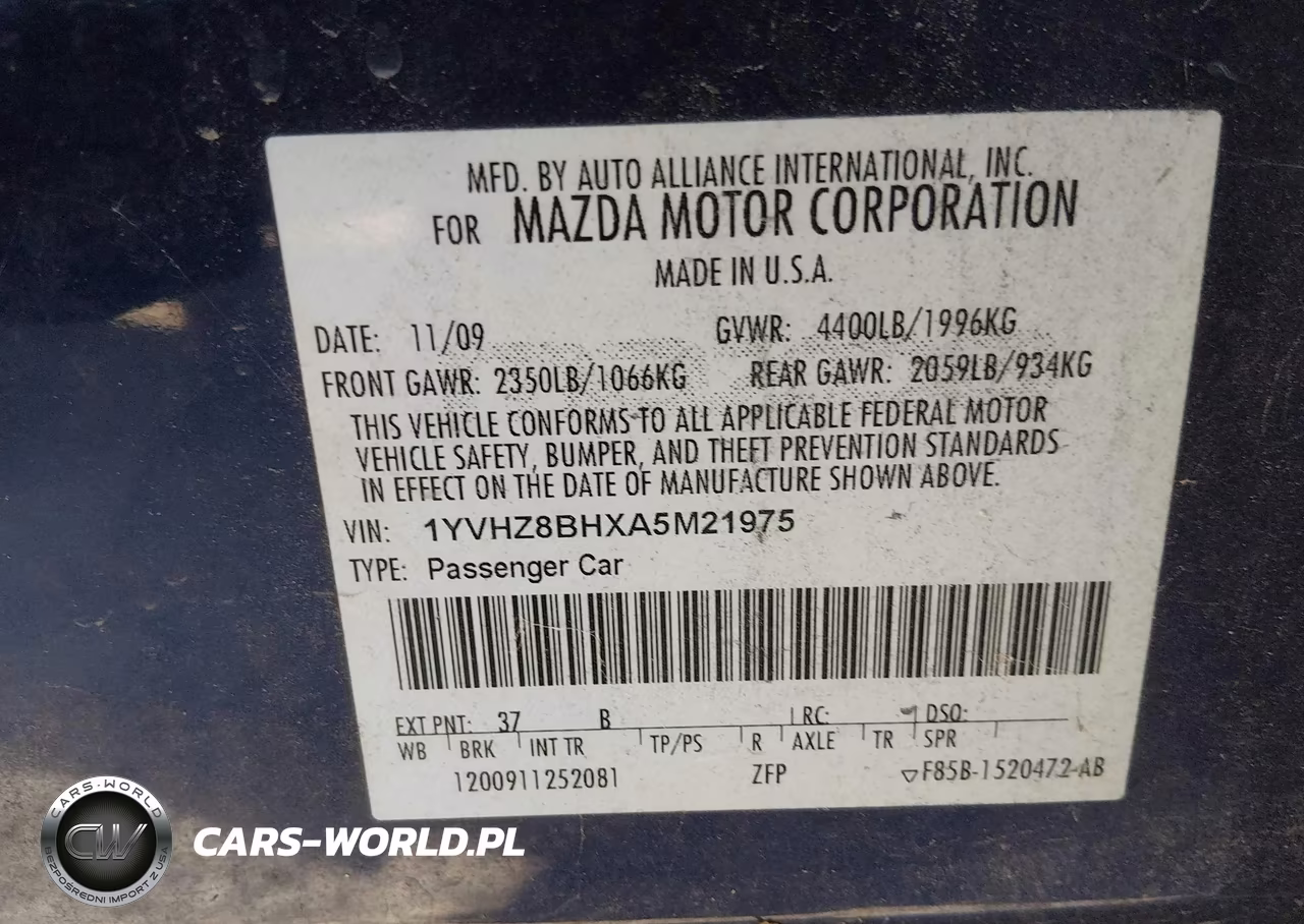 2010 Mazda Mazda6 I Sport VIN:1YVHZ8BHXA5M21975 - 9