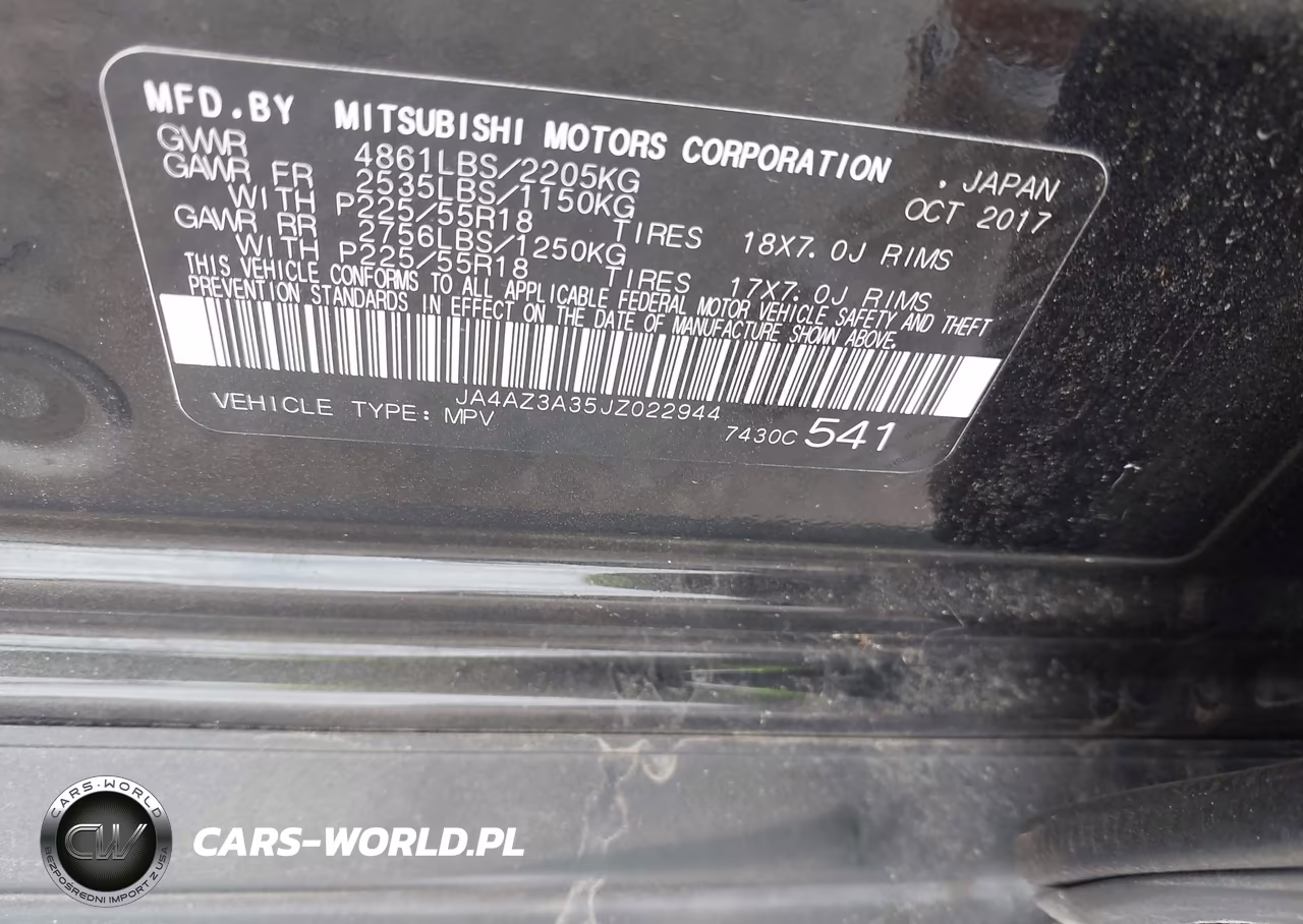 2018 Mitsubishi Outlander Le VIN:JA4AZ3A35JZ022944 - 9