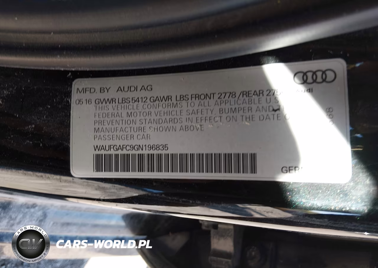2016 Audi A6 3.0T Premium Plus VIN:WAUFGAFC9GN196835 - 9