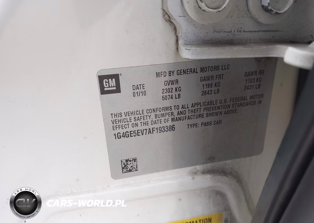 2010 Buick Lacrosse Cxs VIN:1G4GE5EV7AF193386 - 9