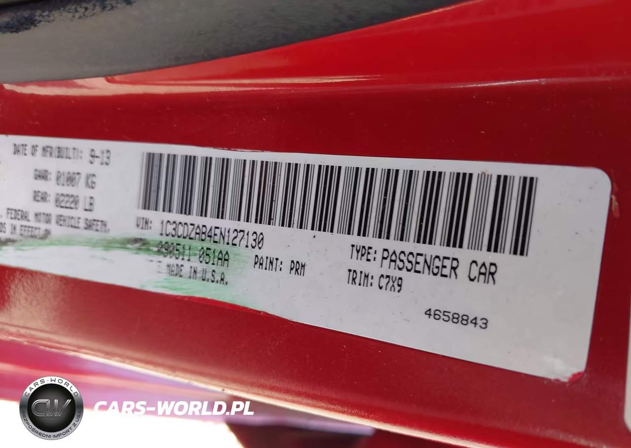 2014 Dodge Avenger Se VIN:1C3CDZAB4EN127130 - 9