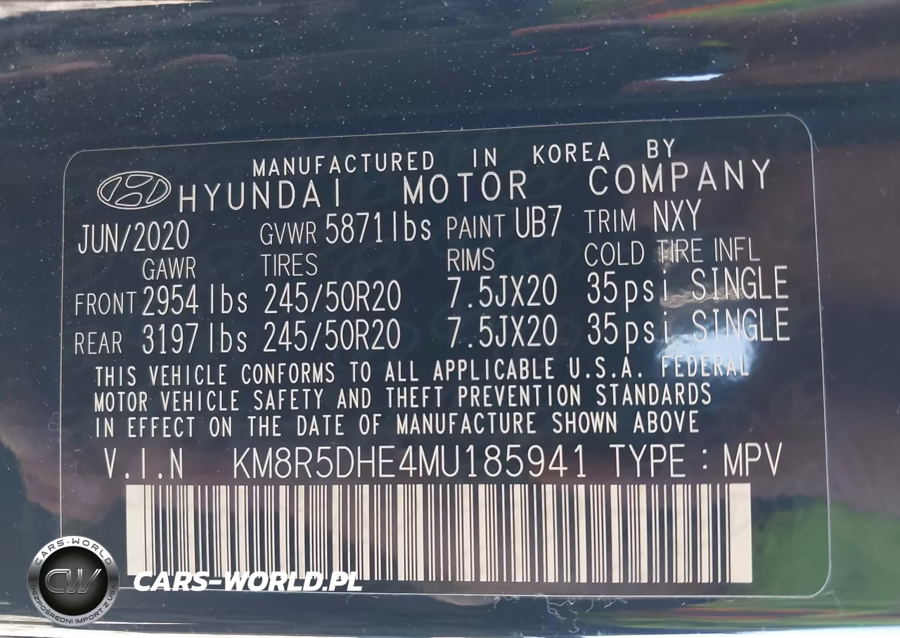 2021 Hyundai Palisade Limited VIN:KM8R5DHE4MU185941 - 9