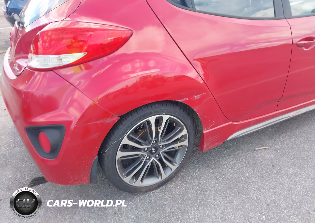 2016 Hyundai Veloster Turbo VIN:KMHTC6AE6GU279891 - 17