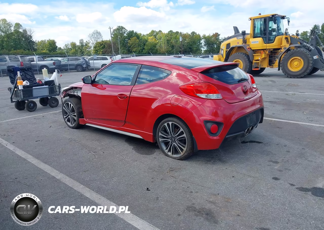 2016 Hyundai Veloster Turbo VIN:KMHTC6AE6GU279891 - 3