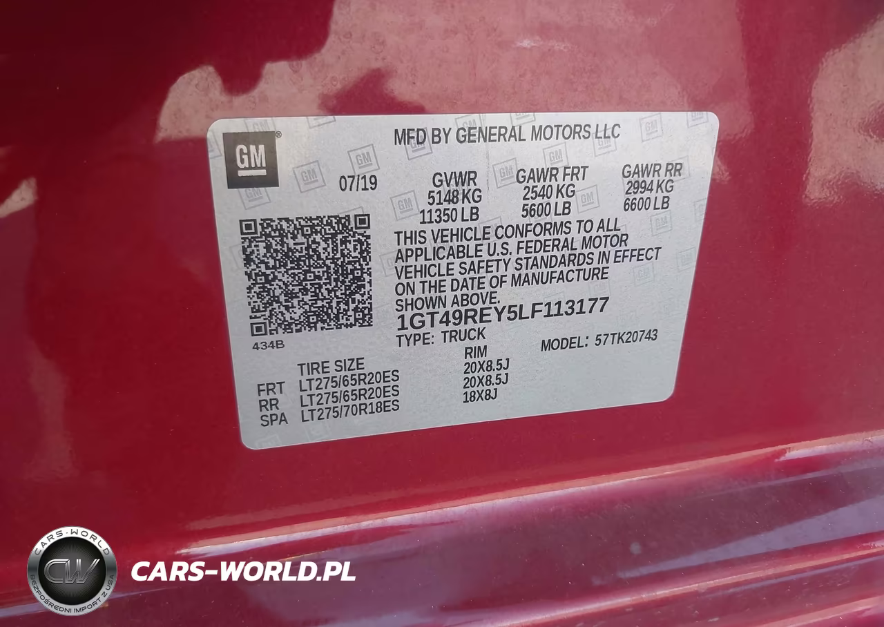 2020 GMC Sierra 2500Hd 4Wd Standard Bed Denali VIN:1GT49REY5LF113177 - 8