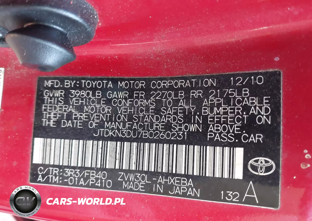 2011 Toyota Prius Three VIN:JTDKN3DU7B0260231 - 9