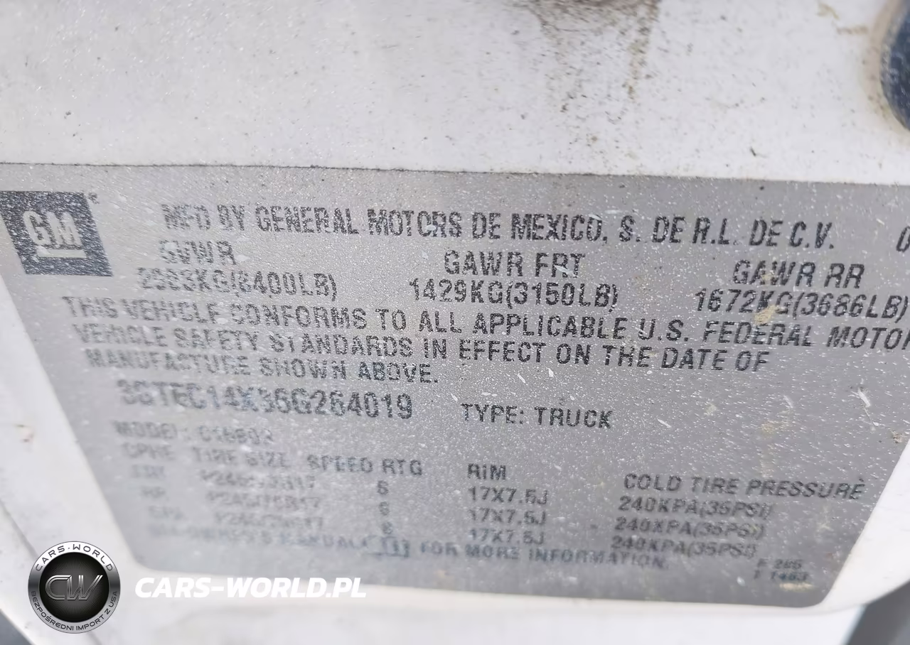 2006 GMC Sierra 1500 Work Truck VIN:3GTEC14X36G264019 - 9