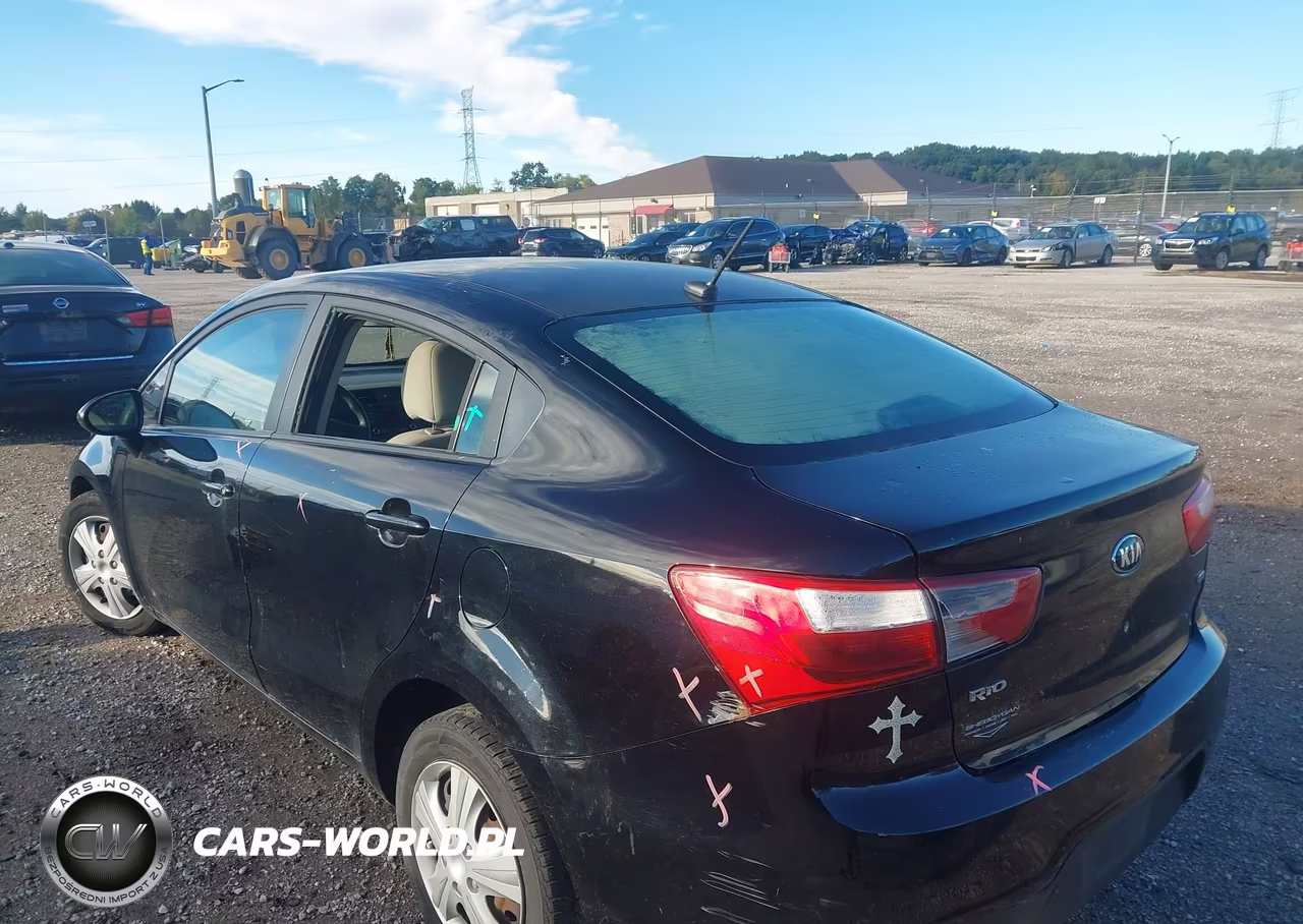 2013 Kia Rio Lx VIN:KNADM4A37D6308515 - 3