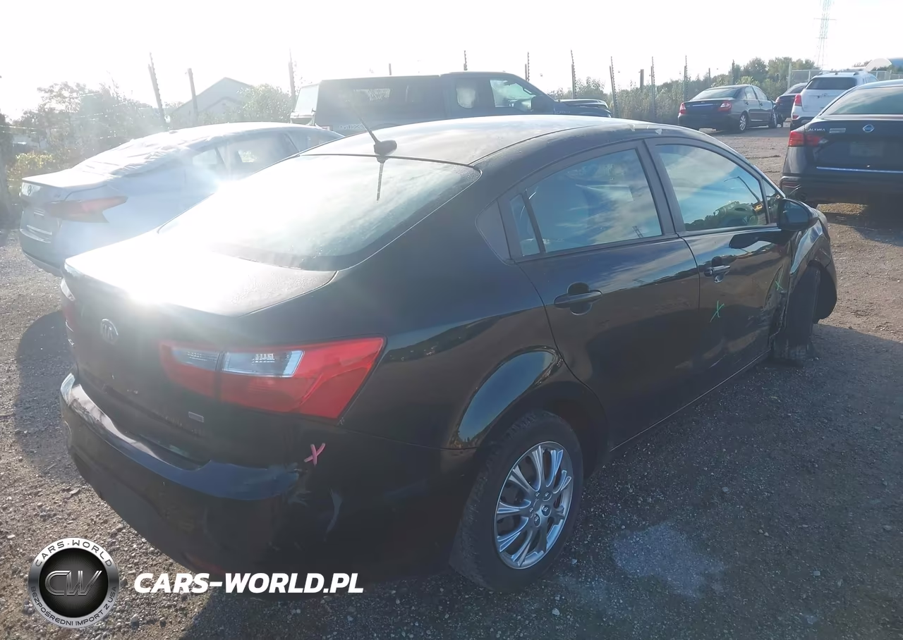 2013 Kia Rio Lx VIN:KNADM4A37D6308515 - 4