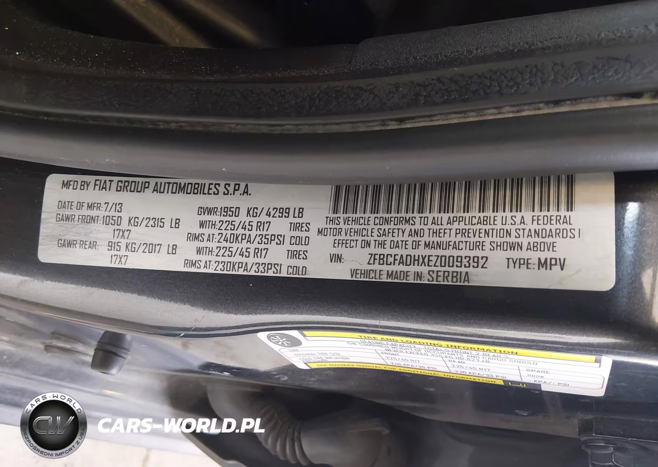 2014 Fiat 500L Trekking VIN:ZFBCFADHXEZ009392 - 9