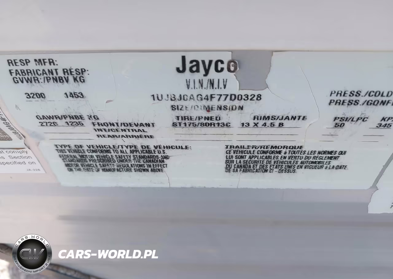 2015 Jayco Other VIN:1UJBJ0AG4F77D0328 - 9