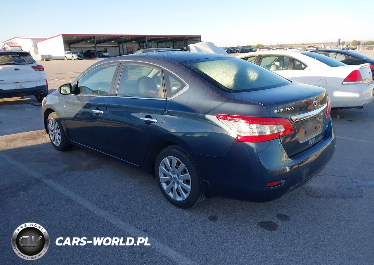 2013 Nissan Sentra Sv VIN:1N4AB7APXDN902673 - 3