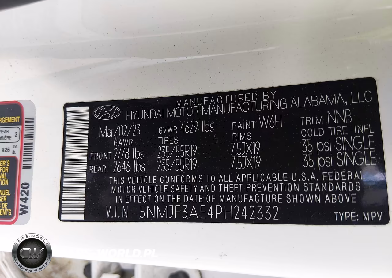 2023 Hyundai Tucson Sel VIN:5NMJF3AE4PH242332 - 9