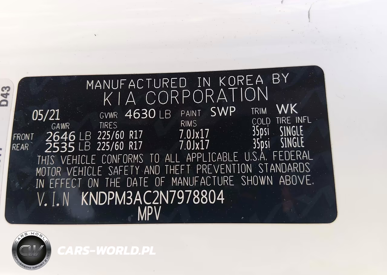 2022 Kia Sportage Lx VIN:KNDPM3AC2N7978804 - 9