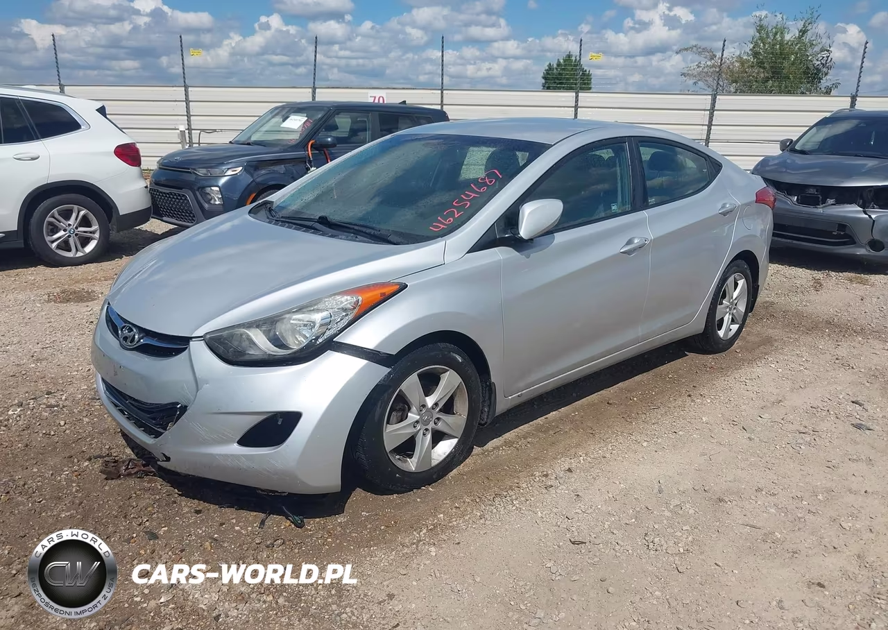 2013 Hyundai Elantra Gls VIN:KMHDH4AE9DU925818 - 2