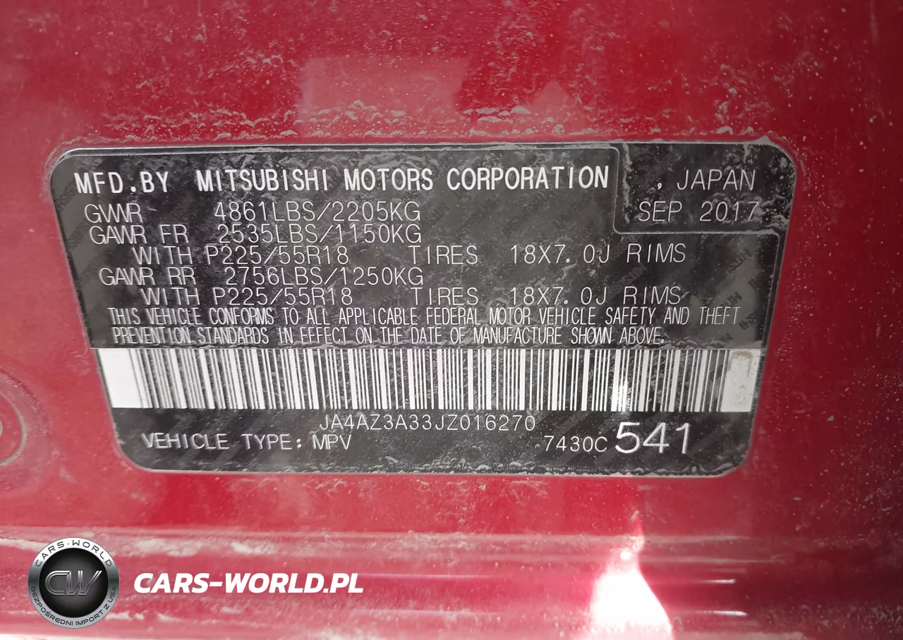 2018 Mitsubishi Outlander Se VIN:JA4AZ3A33JZ016270 - 9