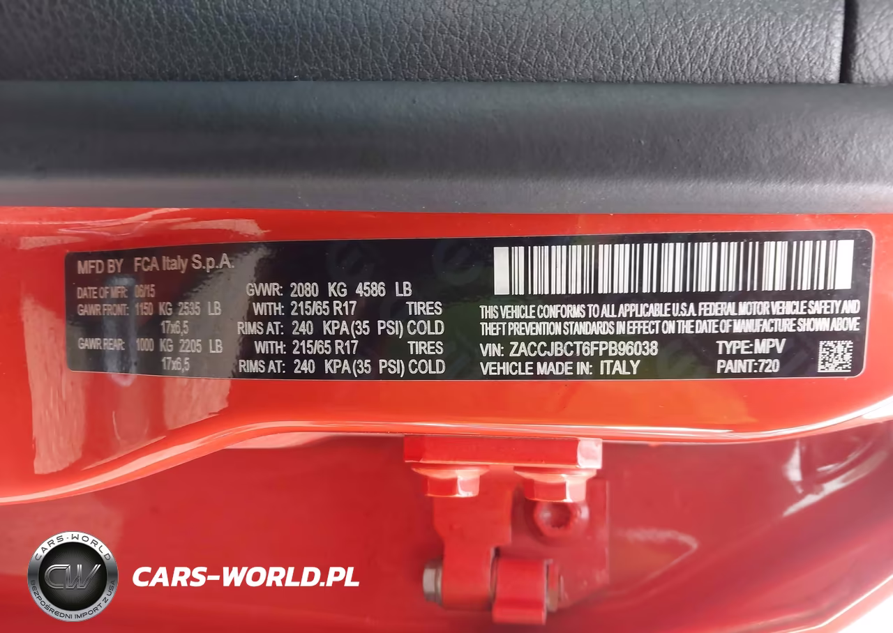2015 Jeep Renegade Trailhawk VIN:ZACCJBCT6FPB96038 - 9