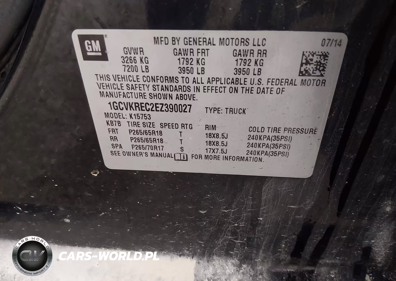 2014 Chevrolet Silverado 1500 1Lt VIN:1GCVKREC2EZ390027 - 9