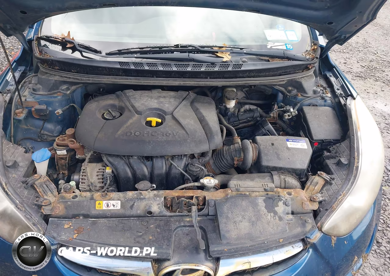 2013 Hyundai Elantra Gls VIN:KMHDH4AE2DU969210 - 10