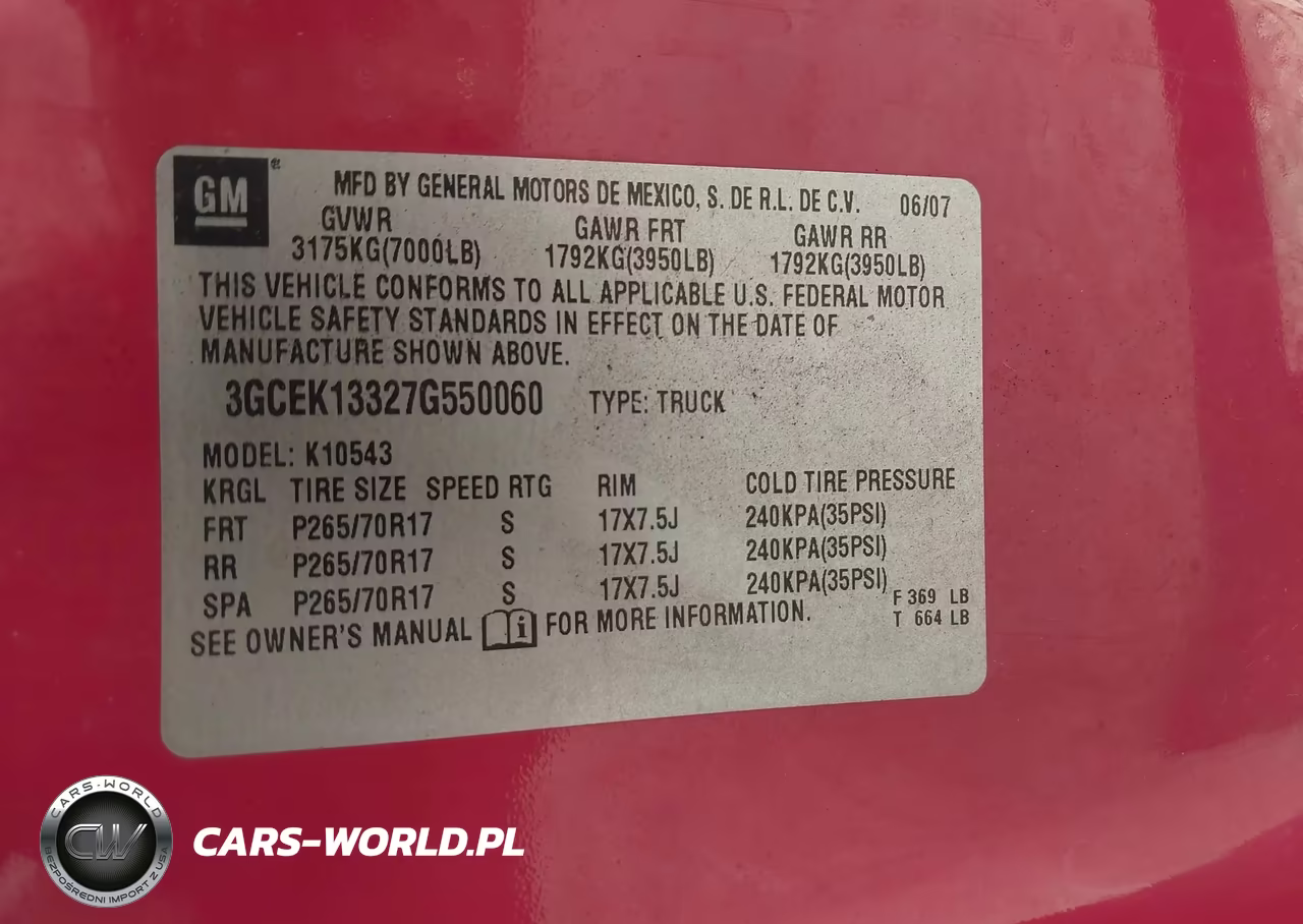 2007 Chevrolet Silverado 1500 Lt1 VIN:3GCEK13327G550060 - 9