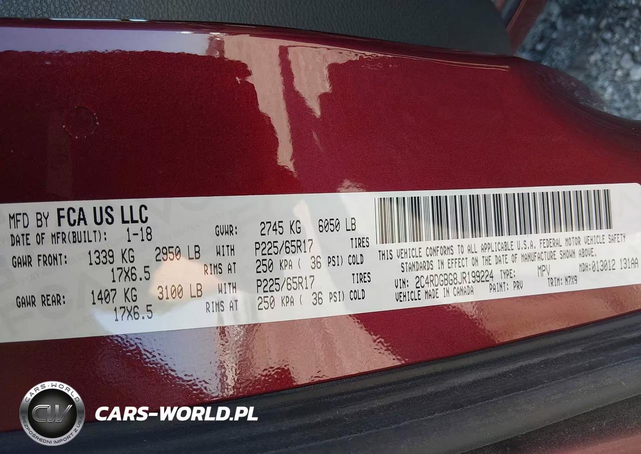 2018 Dodge Grand Caravan Se Plus VIN:2C4RDGBG8JR199224 - 9