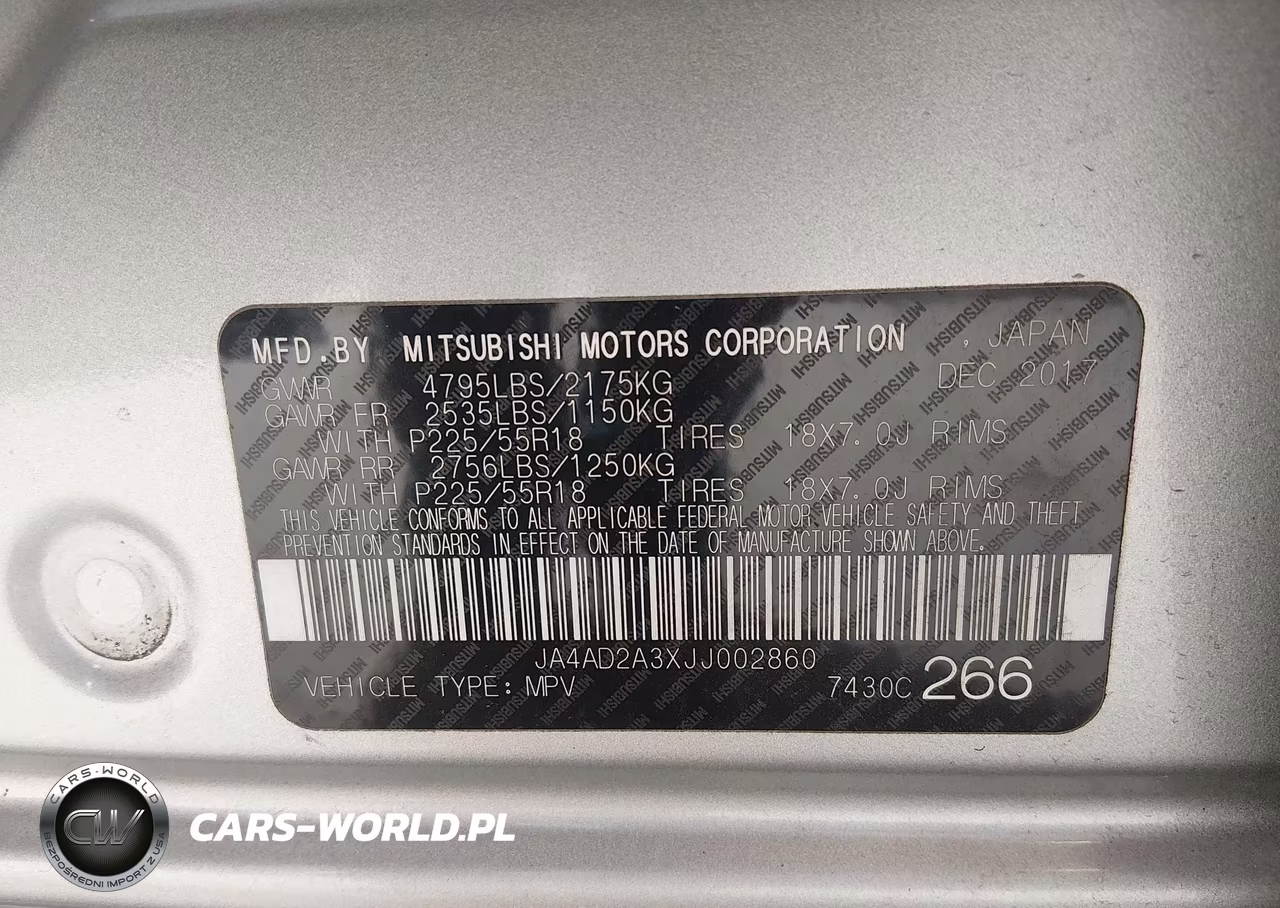 2018 Mitsubishi Outlander Es VIN:JA4AD2A3XJJ002860 - 9