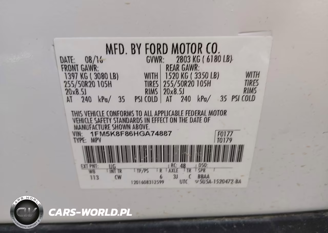 2017 Ford Explorer Limited VIN:1FM5K8F86HGA74887 - 9