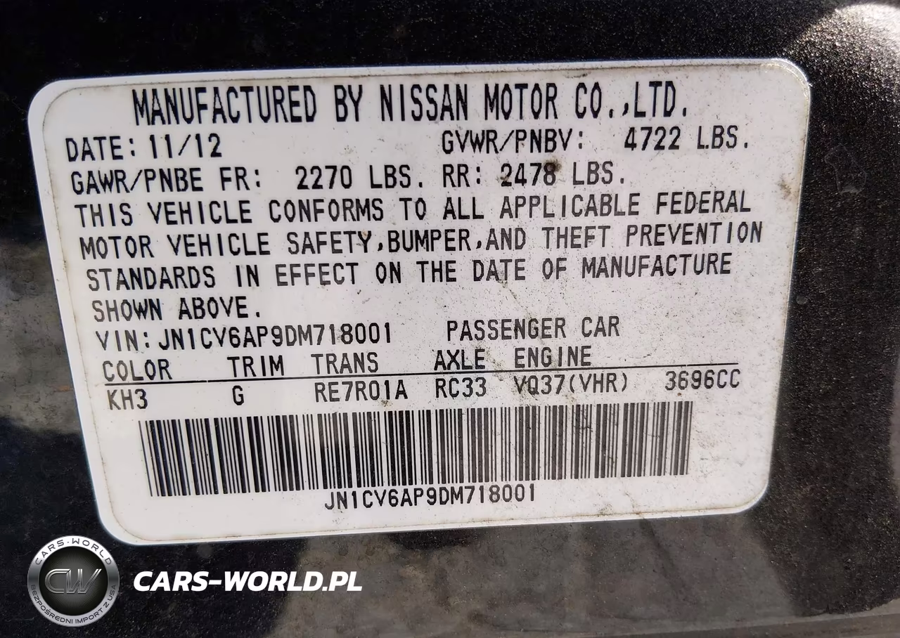 2013 Infiniti G37 Journey VIN:JN1CV6AP9DM718001 - 9