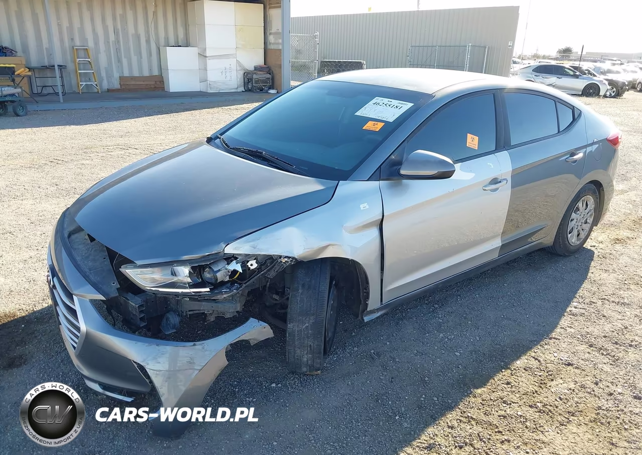 2018 Hyundai Elantra Se VIN:KMHD74LF8JU631234 - 2