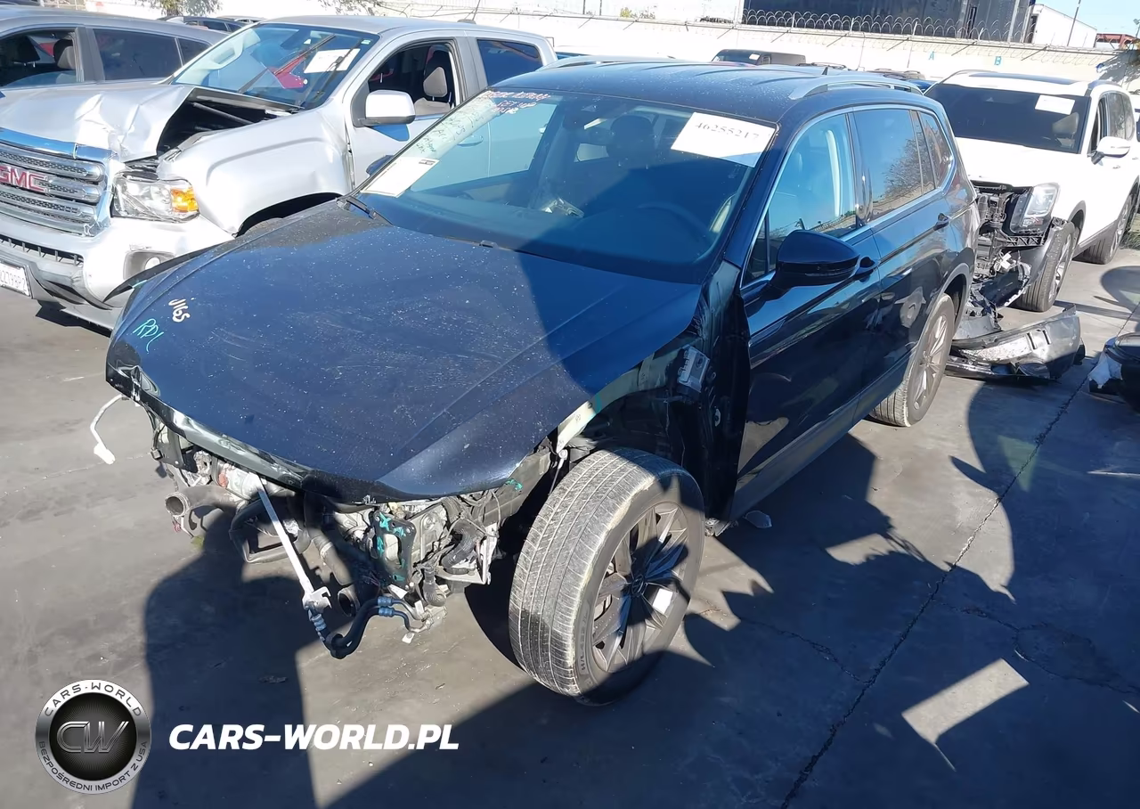 2022 Vw Tiguan Black VIN:3VV3B7AX1NM117653 - 2