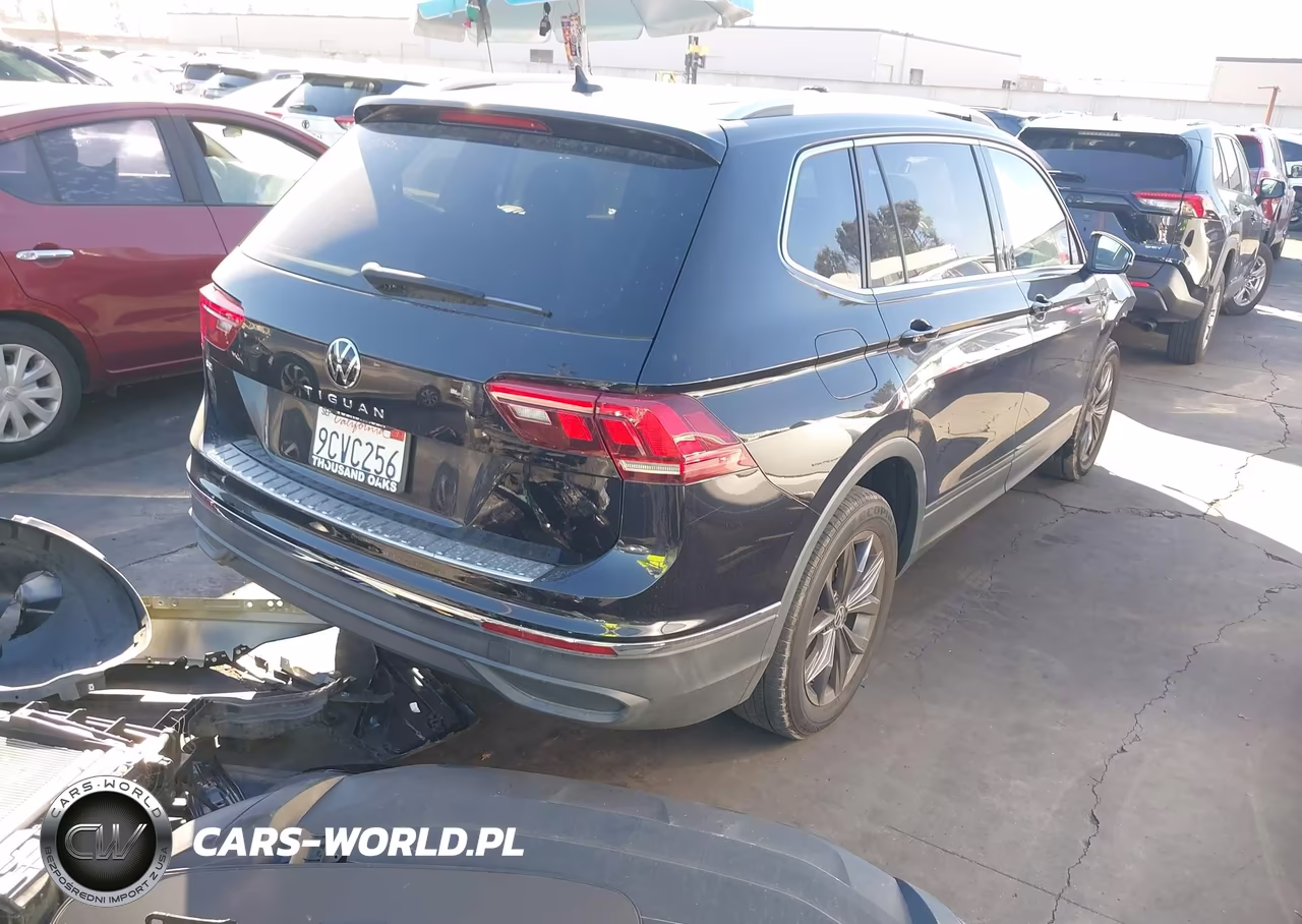 2022 Vw Tiguan Black VIN:3VV3B7AX1NM117653 - 4