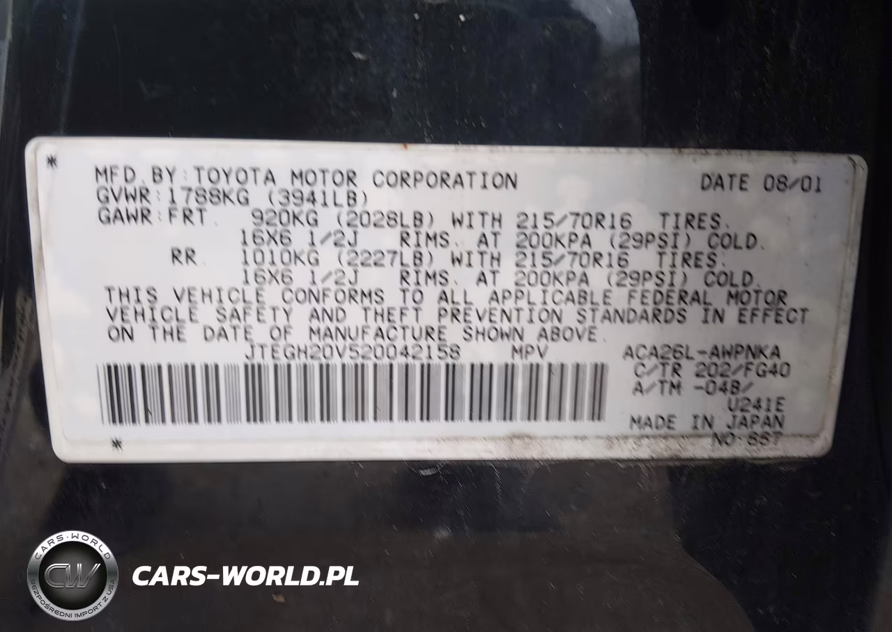 2002 Toyota Rav4 VIN:JTEGH20V520042158 - 9