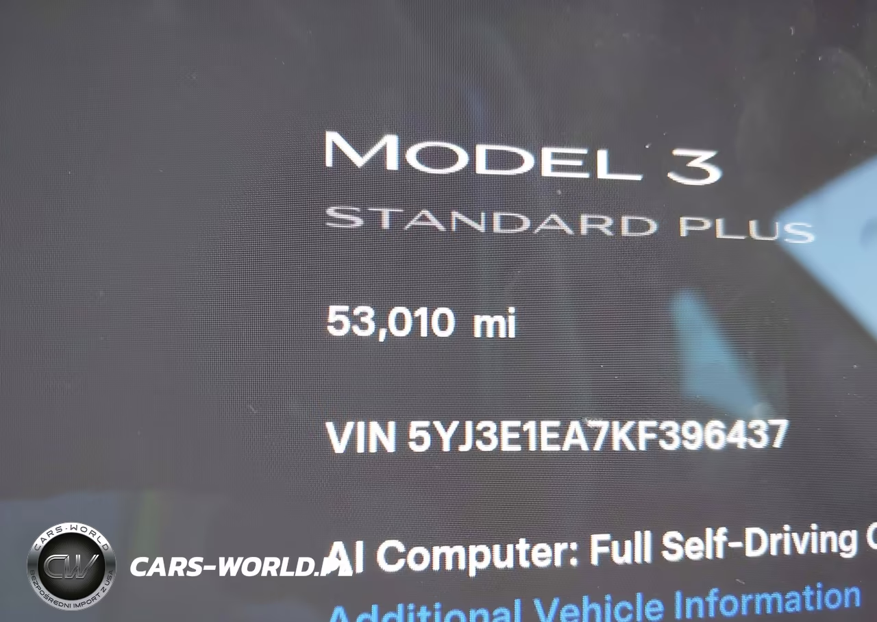 2019 Tesla Model 3 VIN:5YJ3E1EA7KF396437 - 14