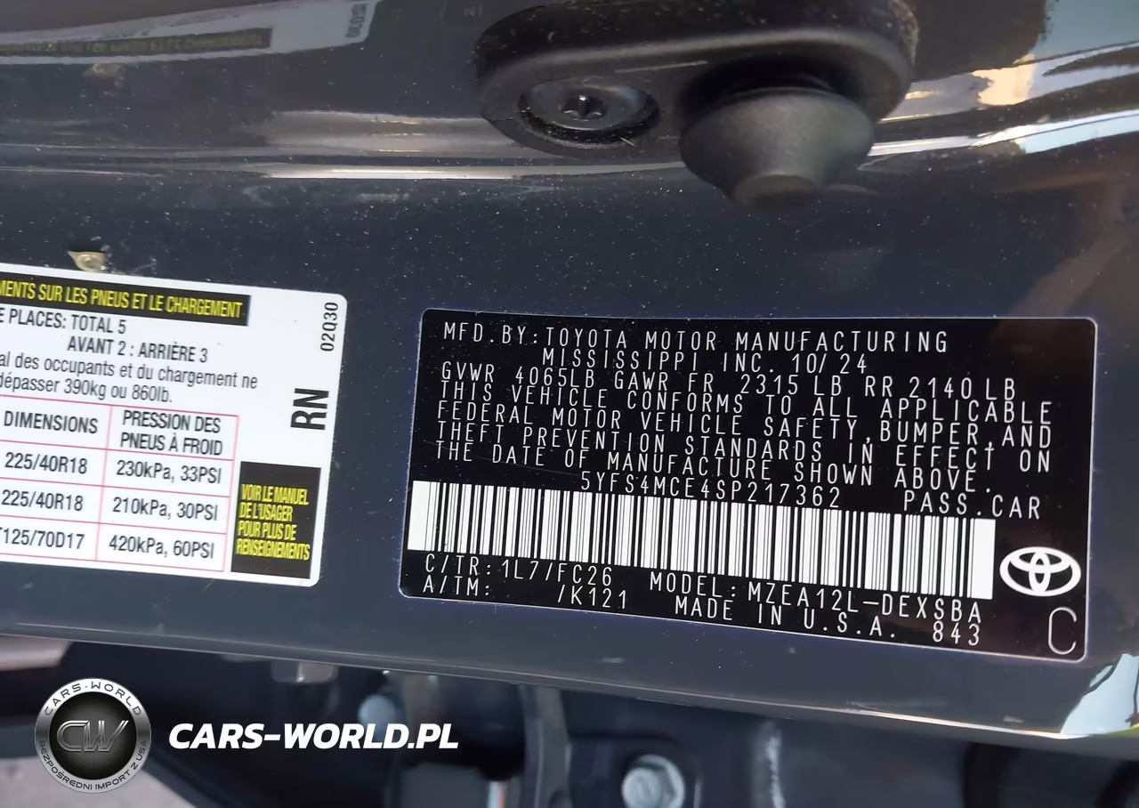 2025 Toyota Corolla Se VIN:5YFS4MCE4SP217362 - 9
