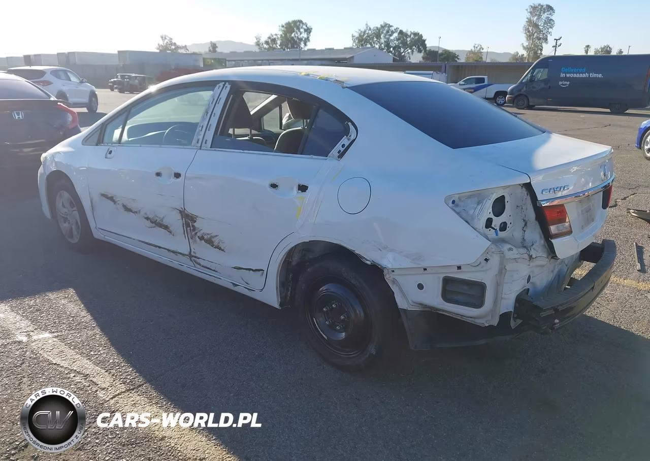 2013 Honda Civic Lx VIN:19XFB2F54DE287665 - 3